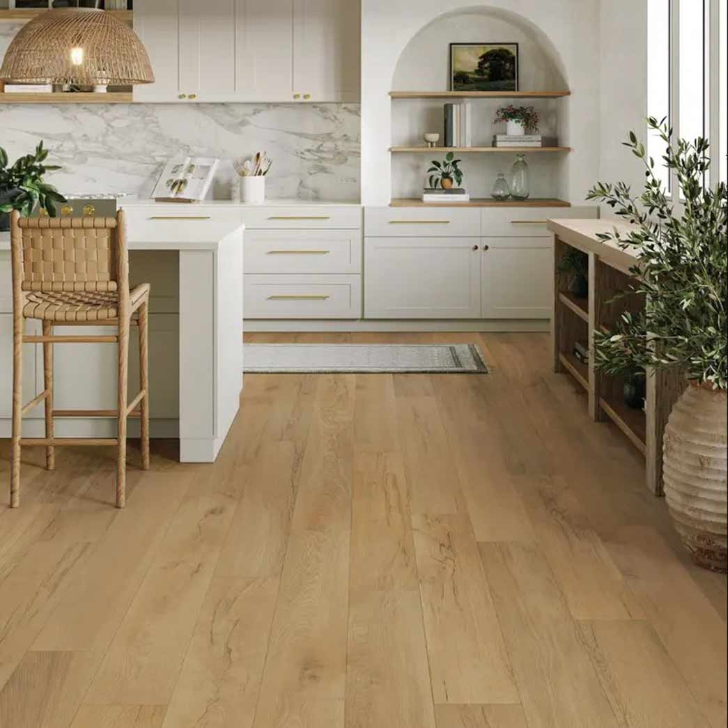 Mannington Laminate Restoration Wide Plank Collection Heirloom RST8V Natural 28630 room