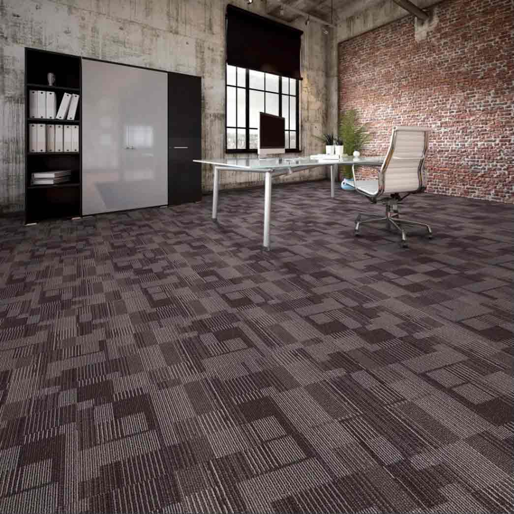 Matrexx Floors Carpet Tile Intuition 845 Cultivated Earth NXF845008 room