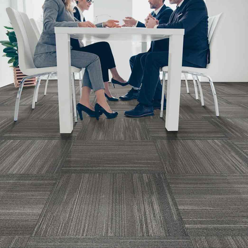 Matrexx Floors Carpet Tile Luminous 717 Sandblast NXF717012 room