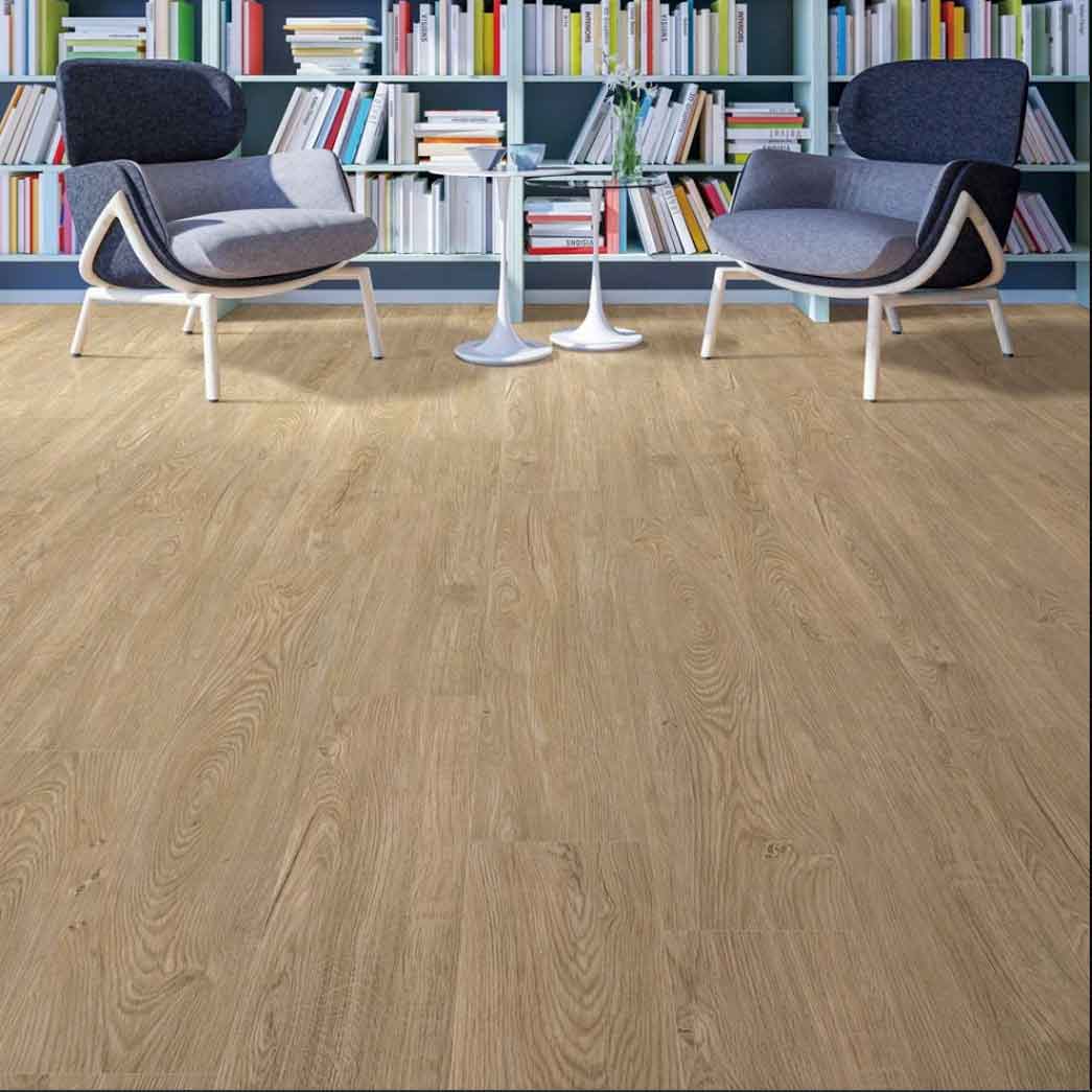 Matrexx Floors Glue Down Luxury Vinyl Plank Elegance Plank Ski Chalet Oak NXF454445 room