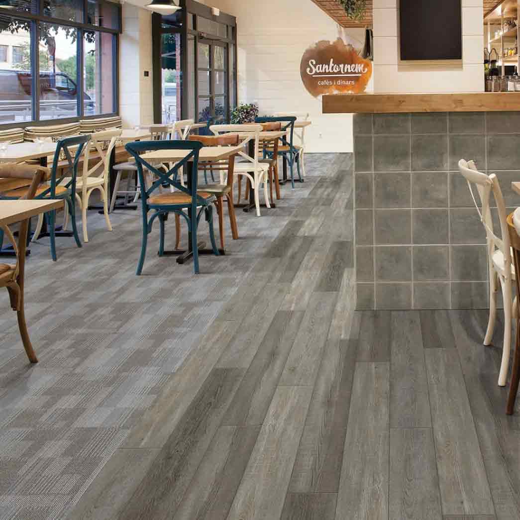 Matrexx Floors Glue Down Luxury Vinyl Plank Sawmill Road Heritage Oak NXF436003 room