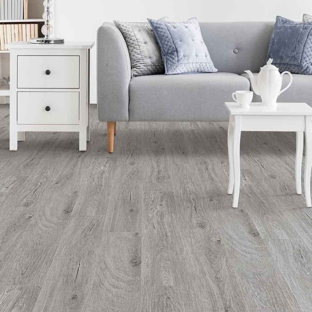 Matrexx Floors SPC Luxury Vinyl Plank Cornerstone Carbonado Plank Pebbled Oak NXF530003X room