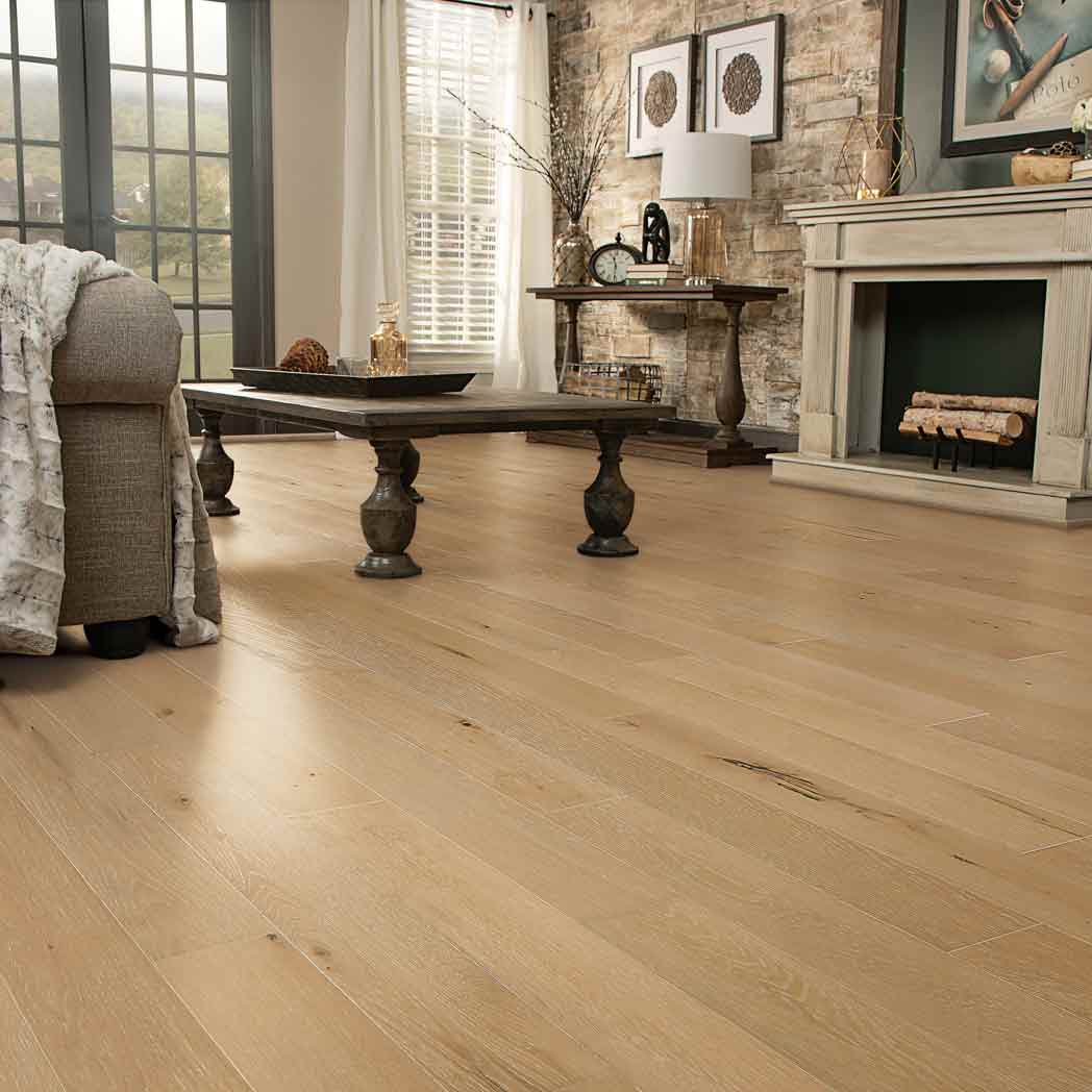 Mohawk Engineered Hardwood Camden Isle WEK52 Lenox Tan 05 room