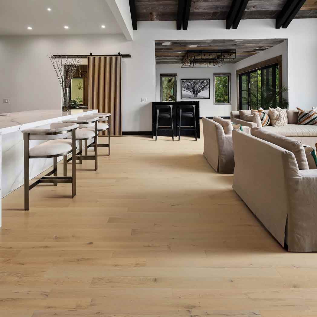Mohawk Engineered Hardwood Camden Isle WEK52 London Fog 07 room