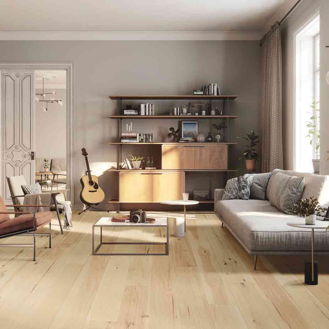 Mohawk Engineered Hardwood Cascade Hills WEK09 Pale Honey Hickory 01 room