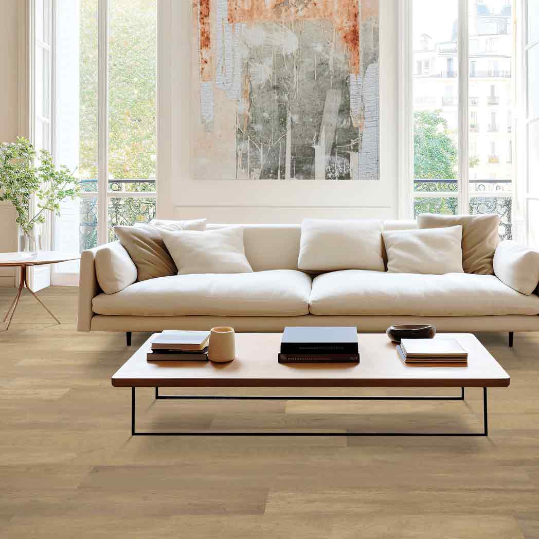 Mohawk Engineered Hardwood Harbor Estates WEK05 Seaglass Oak 30 room