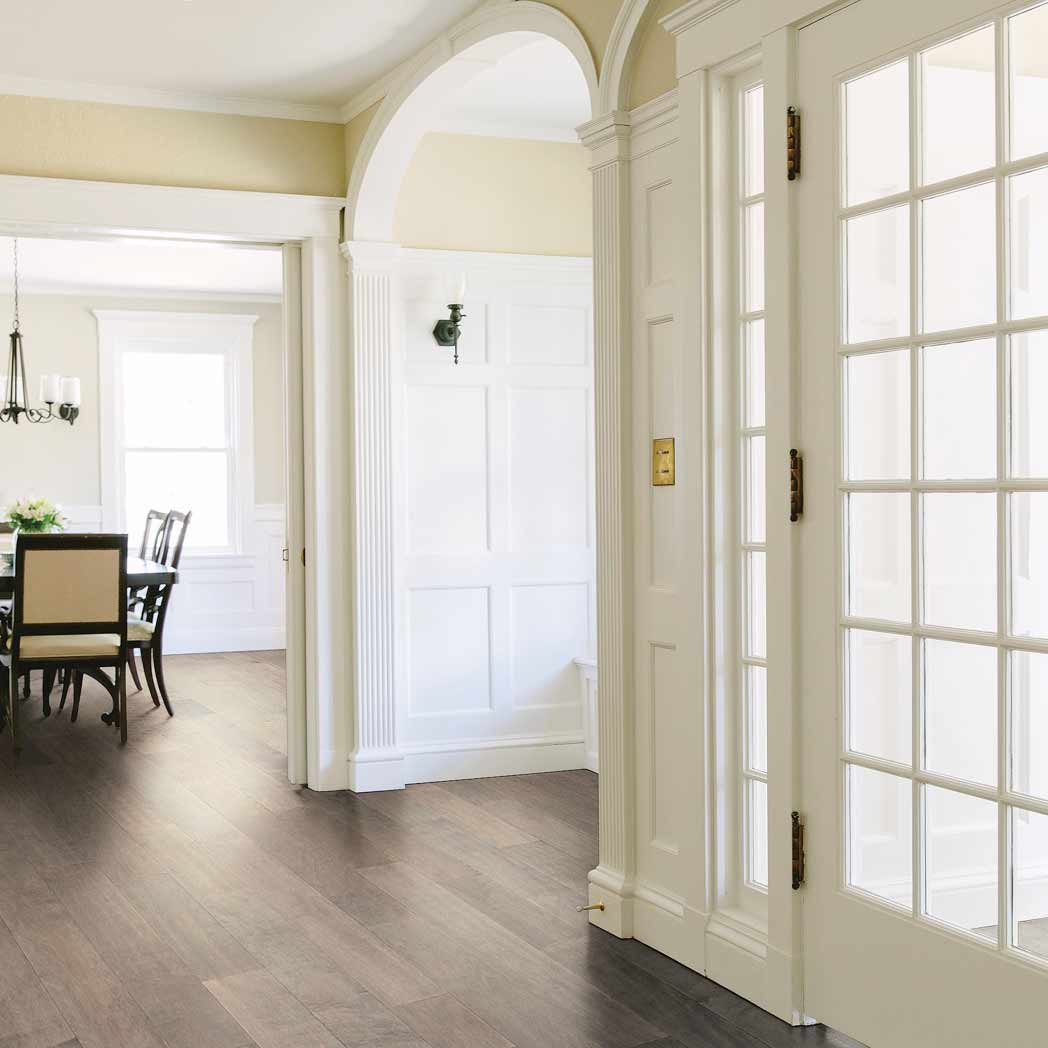 Mohawk Engineered Hardwood Haven Pointe Maple WEK02 Taupe Maple 08 room