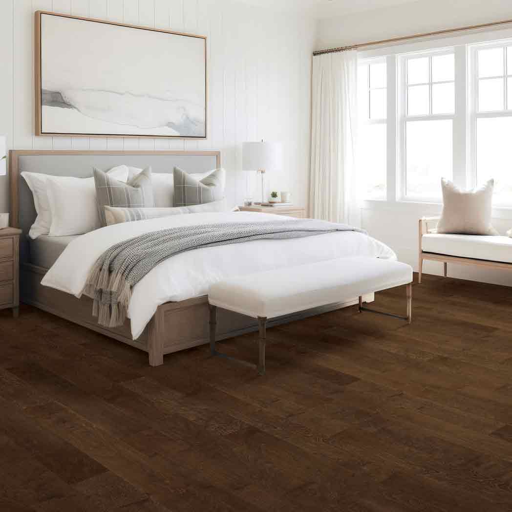 Mohawk Engineered Hardwood Wallingford Birch WEK28 Tobacco Birch 97 room