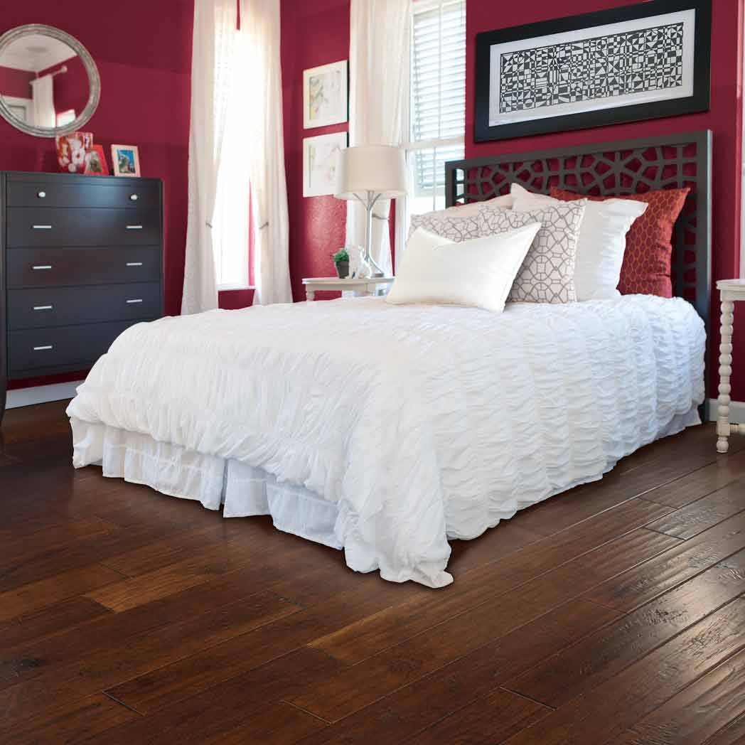 Mohawk Engineered Hardwood Windridge Hickory WEK27 Espresso Hickory 96 room