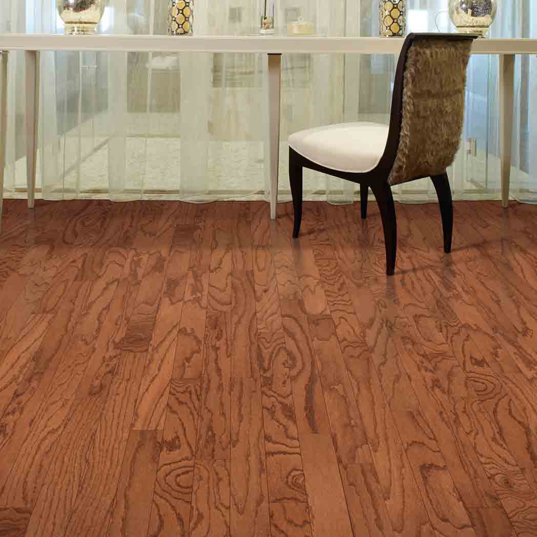 Mohawk Engineered Hardwood Woodmore 3 WEC33 Oak Autumn 30 room