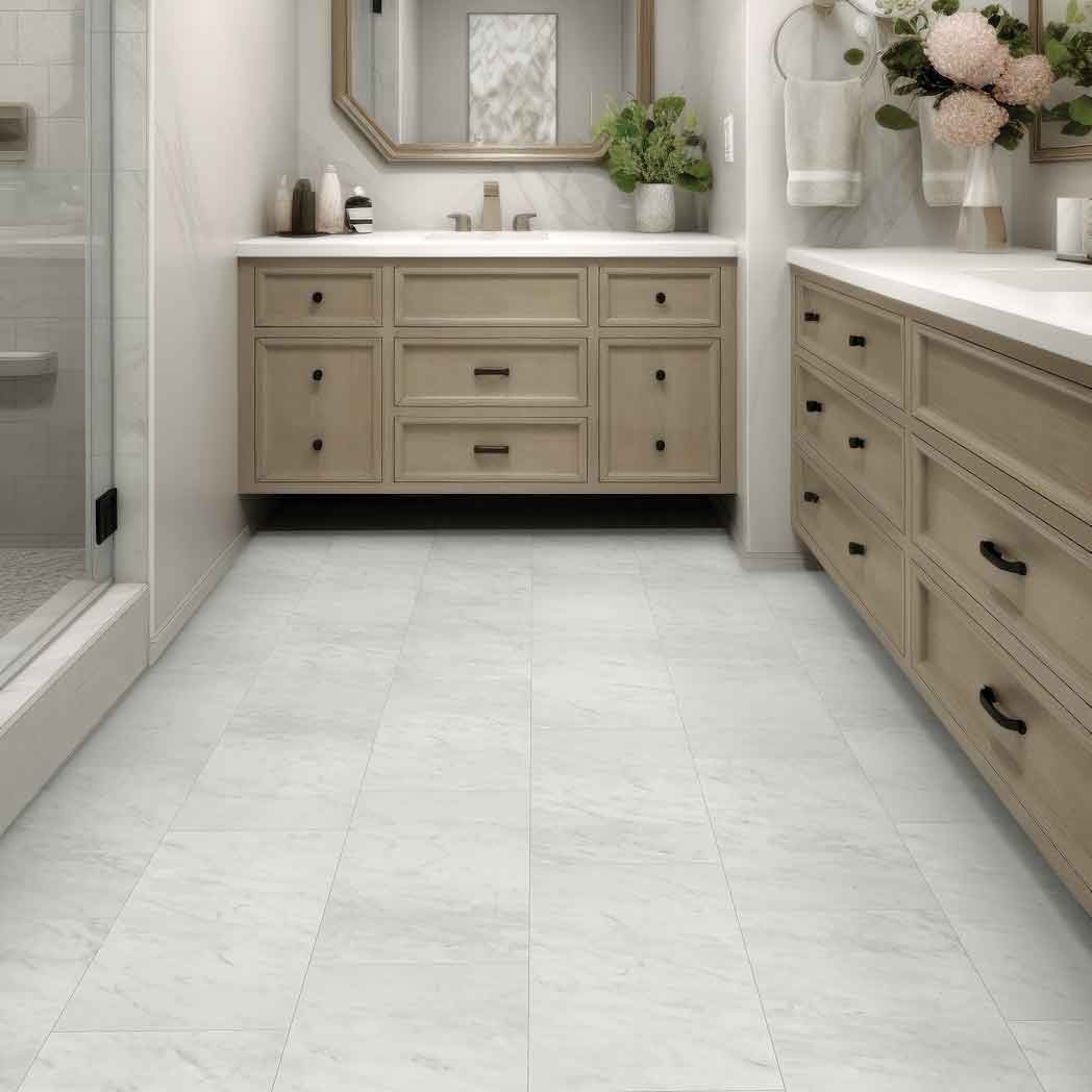 Mohawk Glue Down LVP Whitmore Terrace SR009 Alabaster 119 room