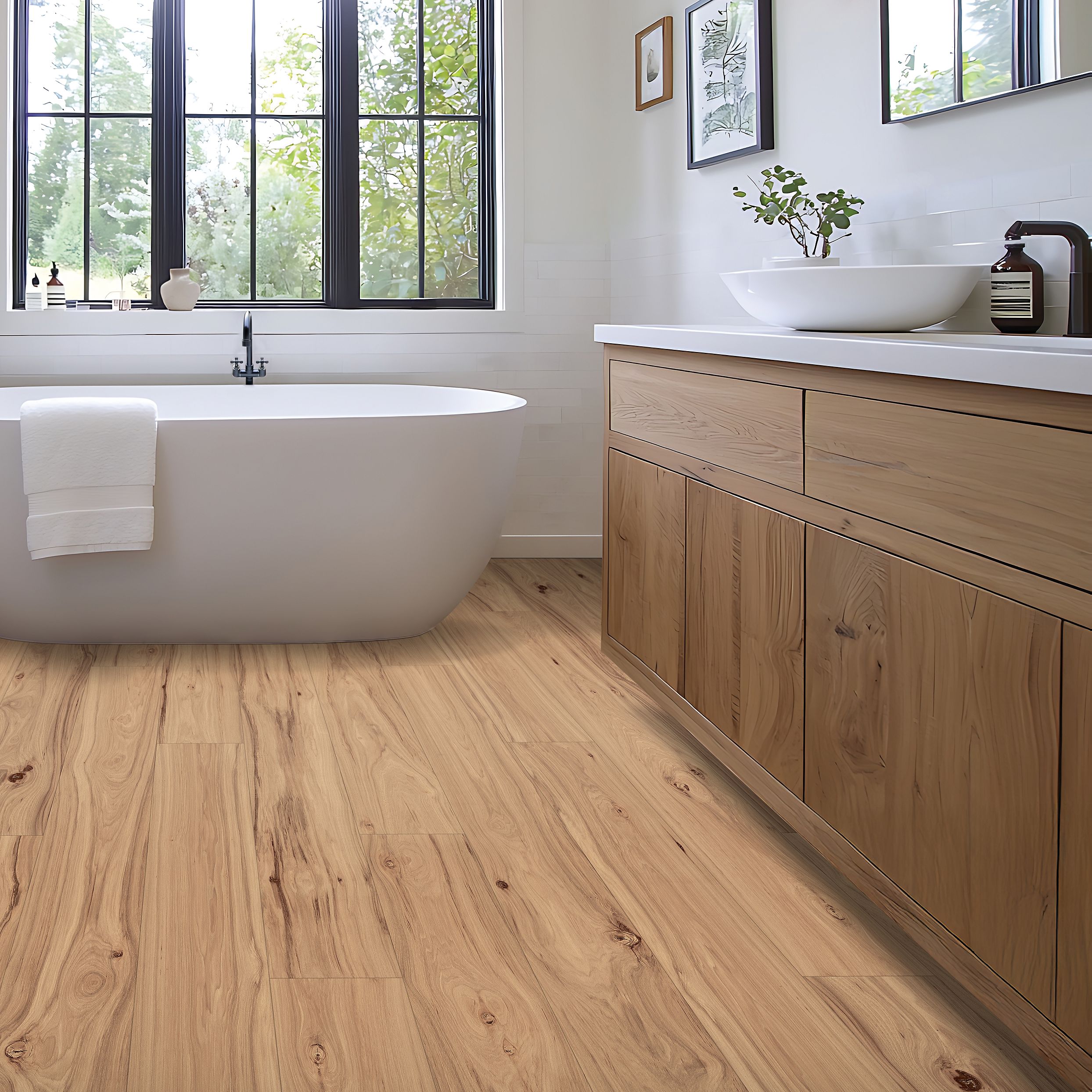 Mohawk Laminate Lacy Highlands CDL15 Clove Hickory 851 room
