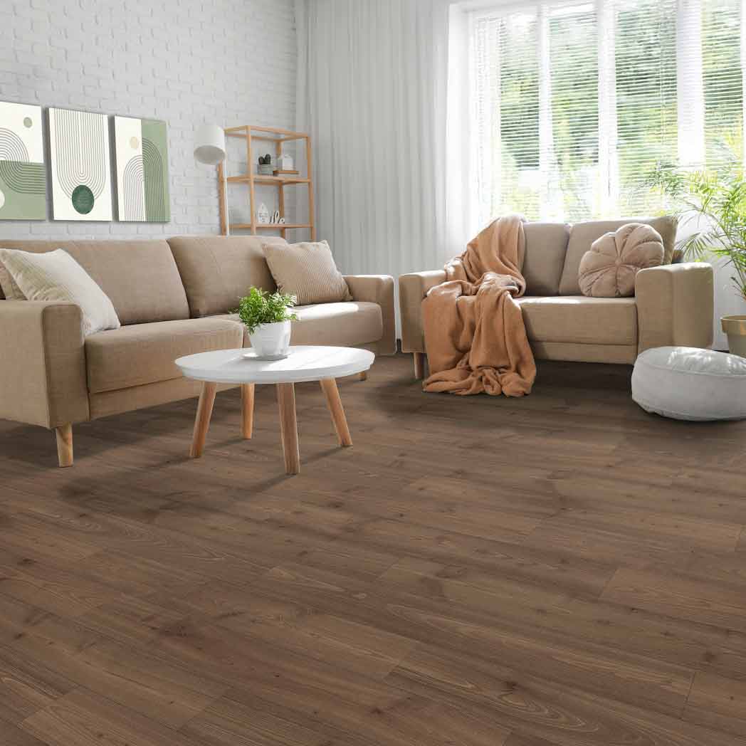 Mohawk Laminate Madison Aisle CDL14 Molasses Chestnut 861 room