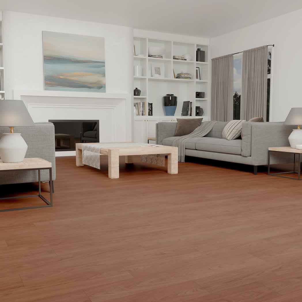 Mohawk Laminate Sagehill Hollow CDL13 Cocoa Oak 352 room