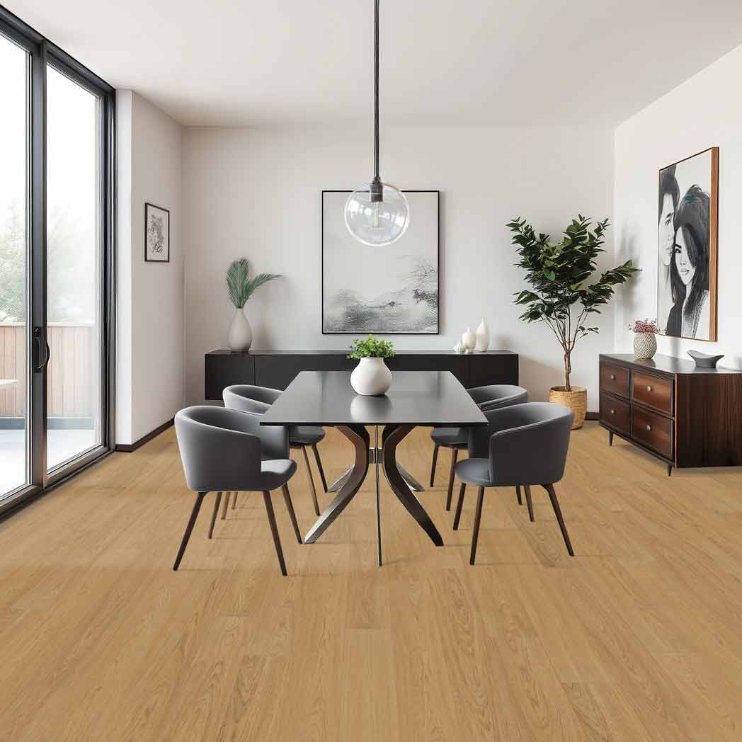 Mohawk Laminate Sagehill Hollow CDL13 Sepia Clay Oak 853 room