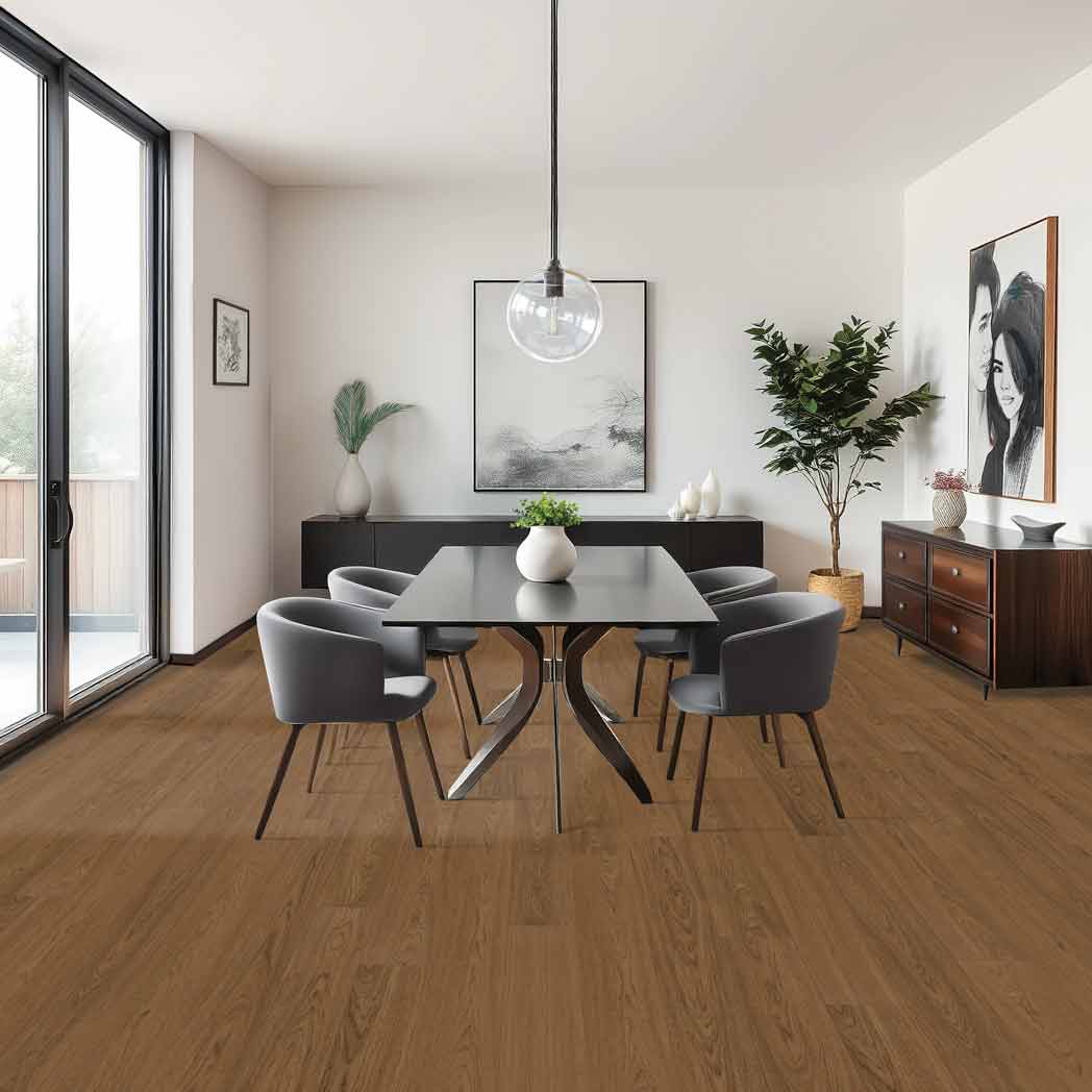 Mohawk Laminate Sagehill Hollow CDL13 Umber Oak 861 room