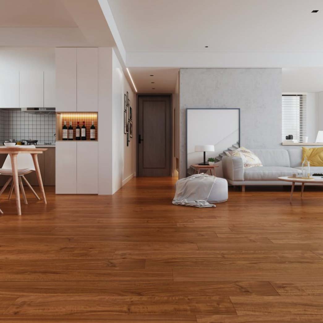 Mountain Scapes Engineered Hardwood Rocky Trail Natural Blonde room LAR050EBE