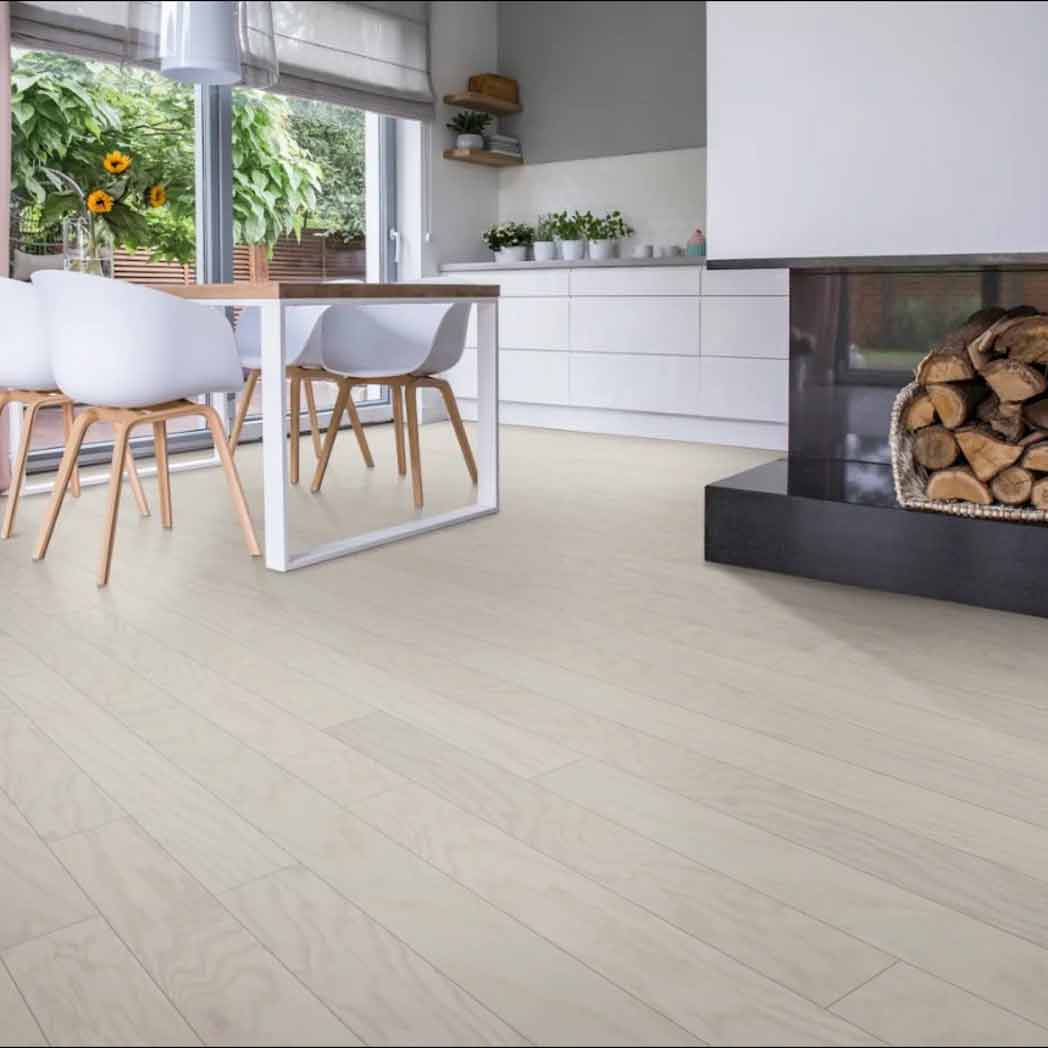Mullican Engineered Hardwood Eloquence Oak Polar Dawn MLC50590 room