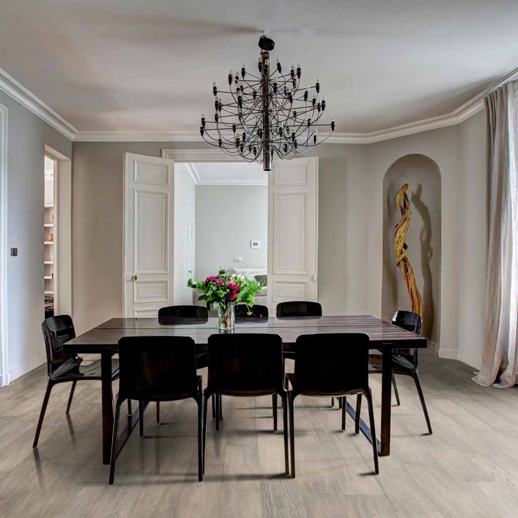 Naturally Aged Flooring Engineered Hardwood Medallion Collection 91198 Grey Mist 12 room