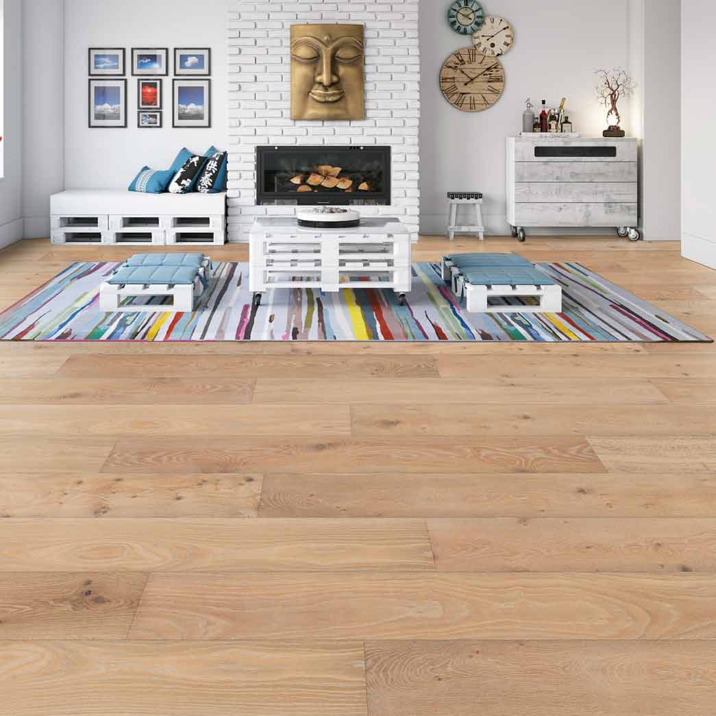 Naturally Aged Flooring Engineered Hardwood Medallion Collection 91198 Playa 02 room