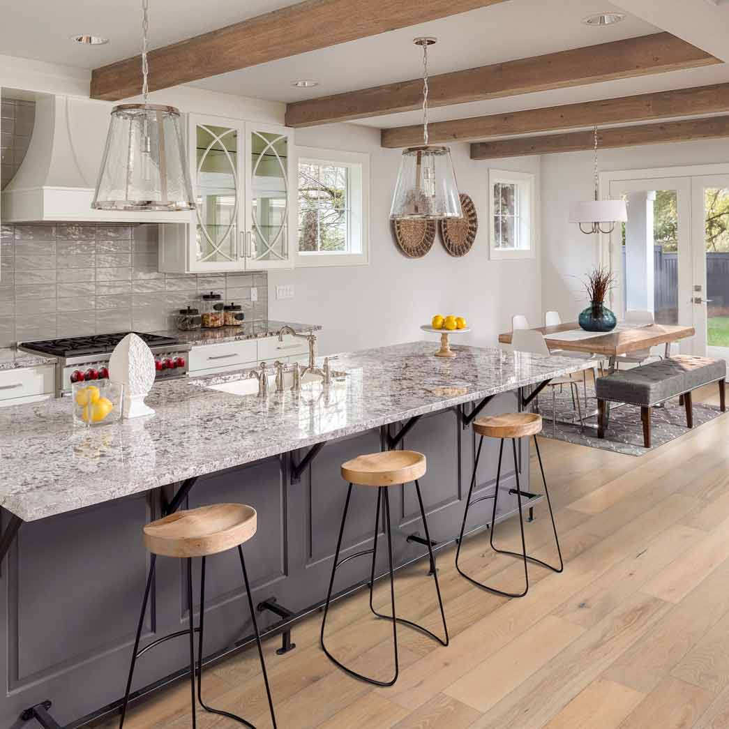 Naturally Aged Flooring Engineered Hardwood Royal Collection 91200 Prairie 4 room