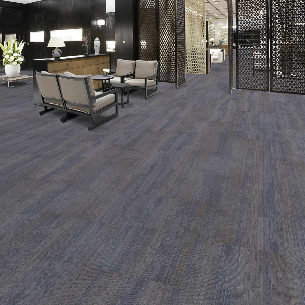 Next Floor Carpet Tile Element Blue Stone NF764007 room