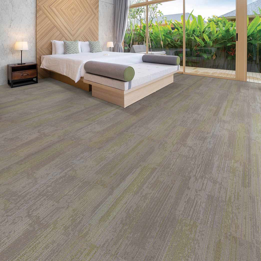 Next Floor Carpet Tile Element Lichen NF764006 room