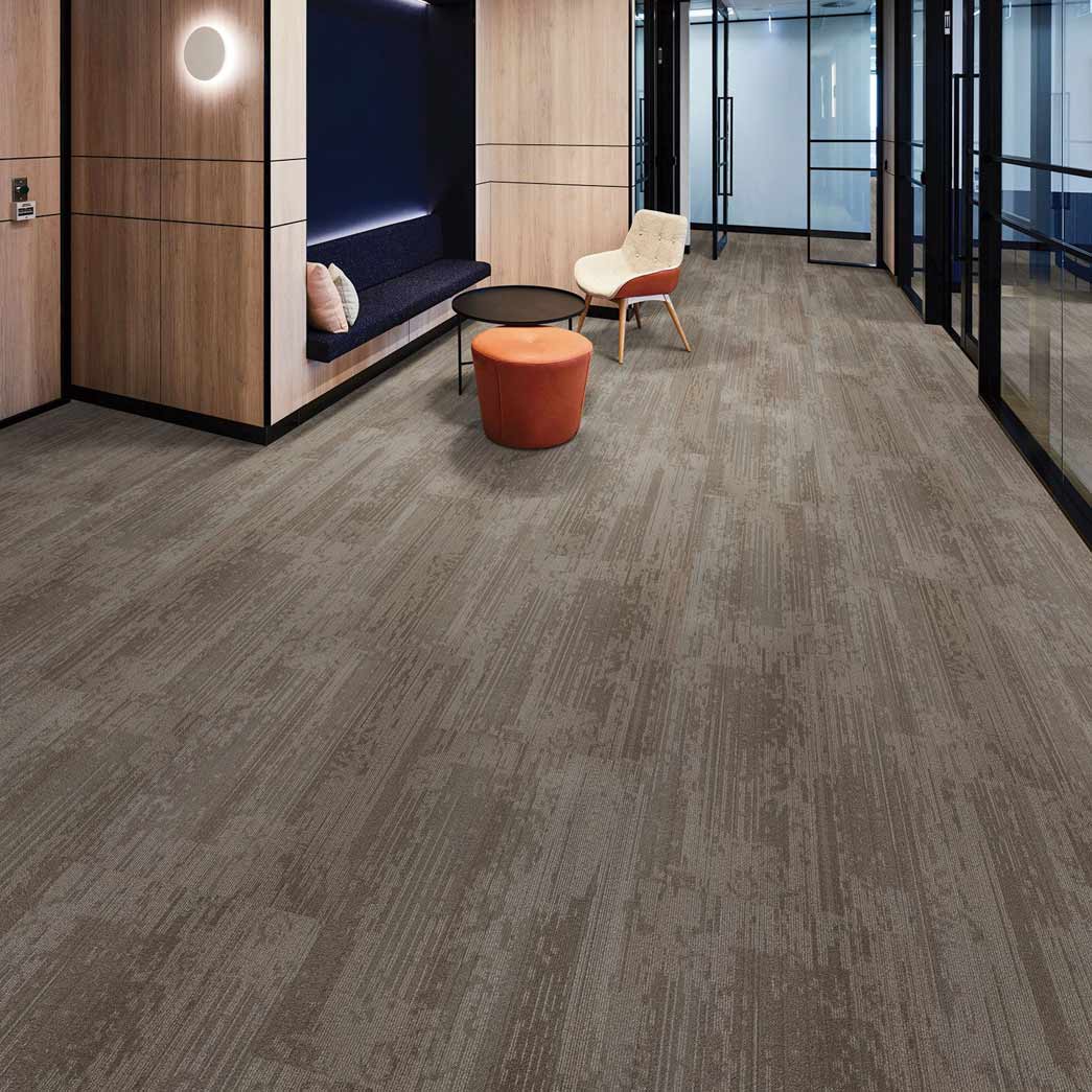 Next Floor Carpet Tile Element Mocha NF764013 room
