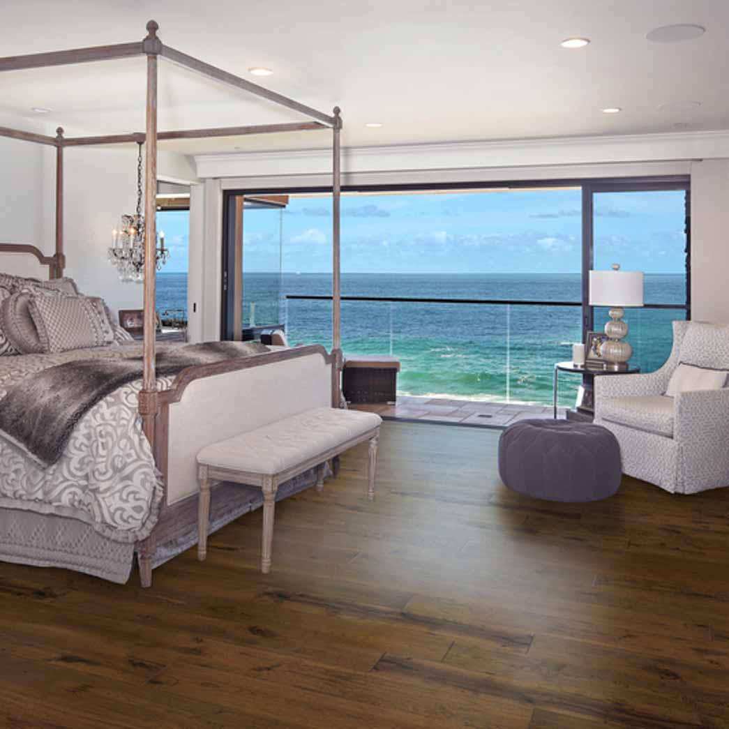 Norwood Hill Engineered Hardwood Cottage Mocha Hickory DMFAHO6Y room