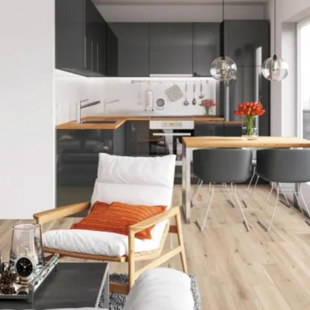 Nuvelle Engineered Hardwood Sea Harbor Collection Abalone HAR101 room