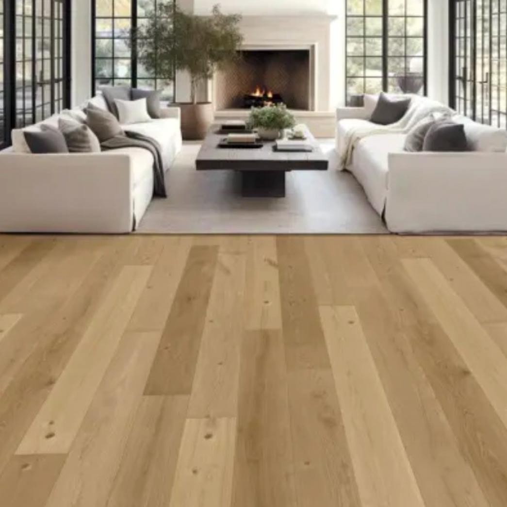 Nuvelle Engineered Hardwood Sea Harbor Collection Oat Latte HAR115 room