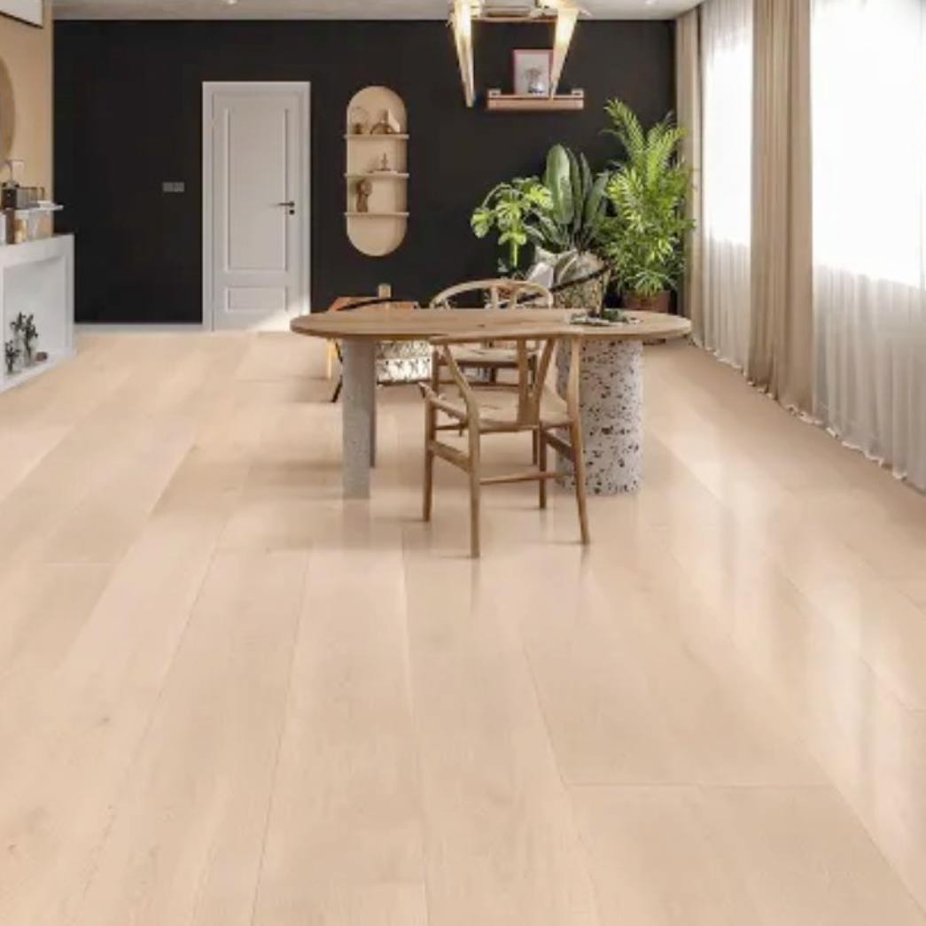 Nuvelle Sterling Platinum 9.45" Width 9/16" Thick Engineered Hardwood