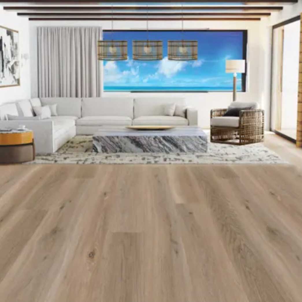 Nuvelle Luxury Vinyl Plank Density Ocean View Collection Captiva DENVW20-13 room