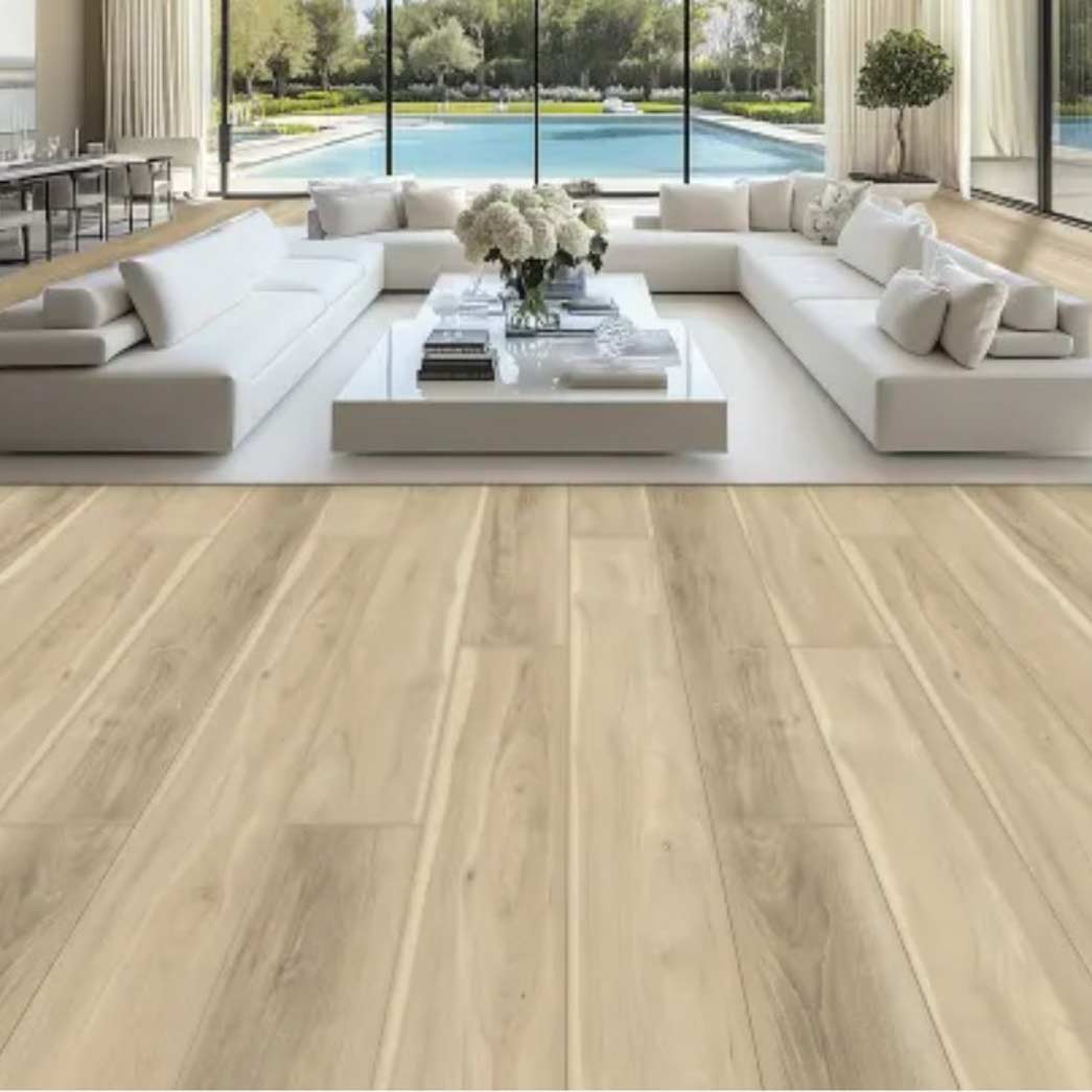 Nuvelle Luxury Vinyl Plank Density RCU Collection Seaside Pecan DENRCU2 room
