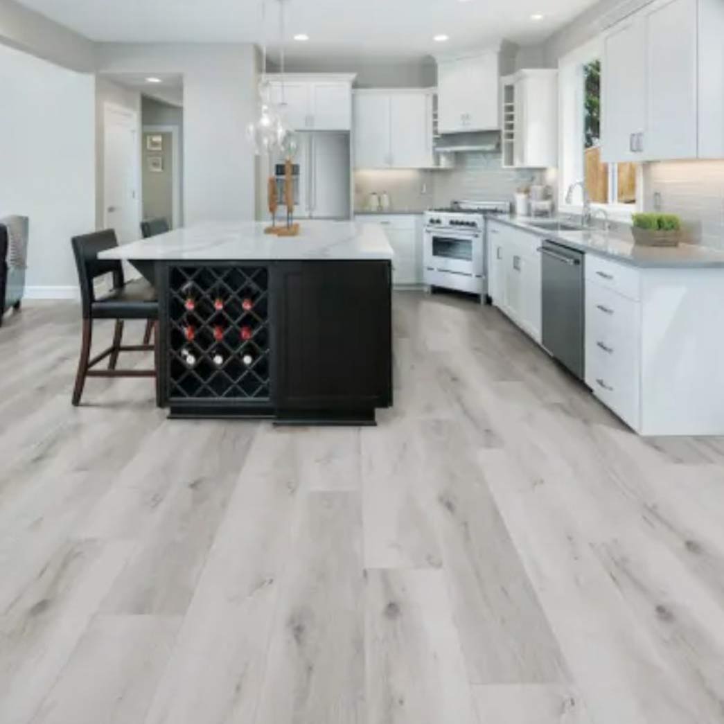 Nuvelle Luxury Vinyl Plank Density XL Collection River Rock DENXL20-8 room