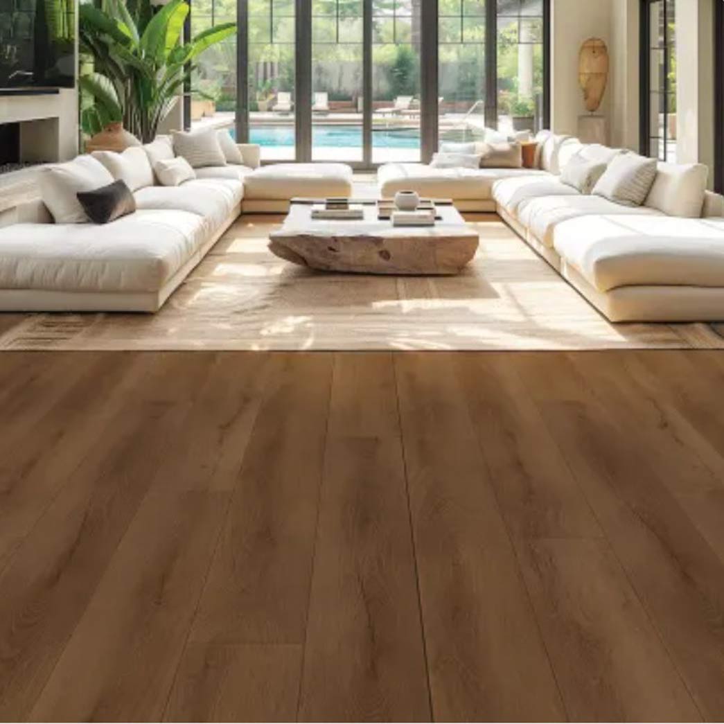 Nuvelle Luxury Vinyl Plank Grandeur Collection Van Cortland GD101 room