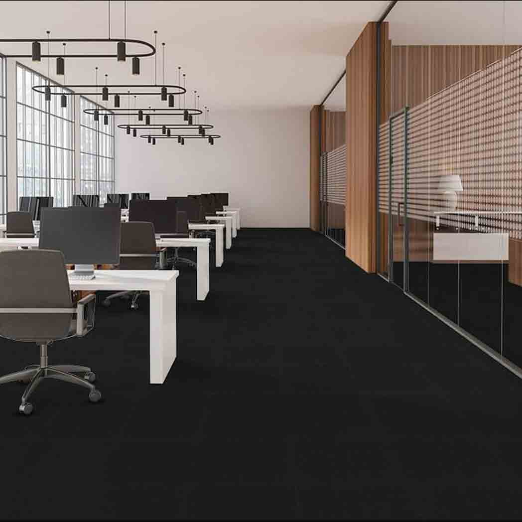 Pentz Carpet Tile Entrance 7447T Onyx 1422 room
