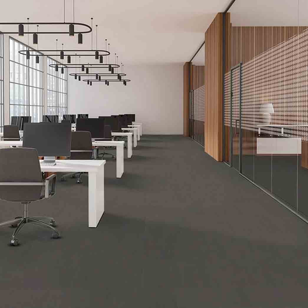 Pentz Carpet Tile Stenciled Modular 7912T Depression 3450 room