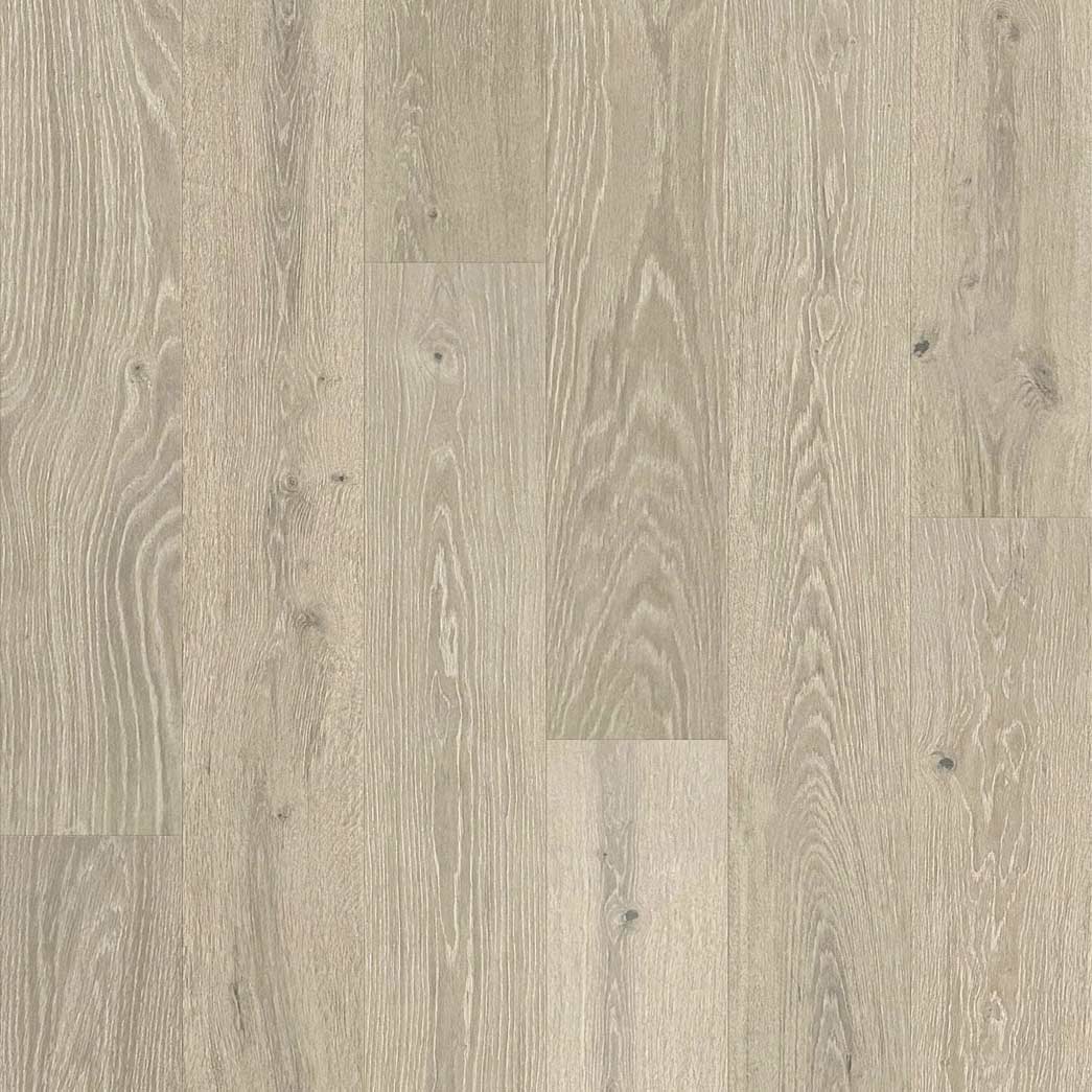 Xulon Westview-Polar 9/16" European White Oak 3mm Veneer Wirebrushed 7.5" Engineered Hardwood Flooring