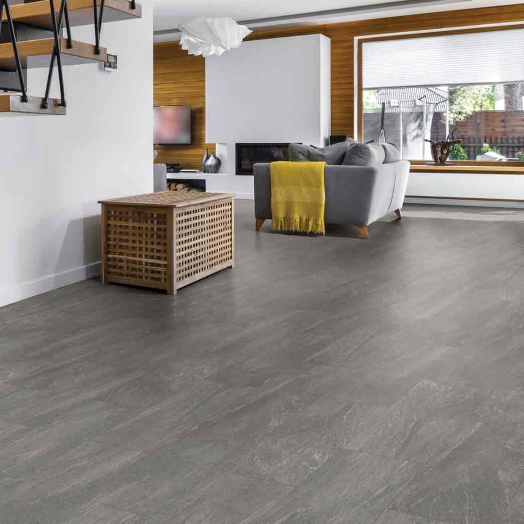 Progen 12x24 LVT Varenna Stone Fossil TAR270288007 room