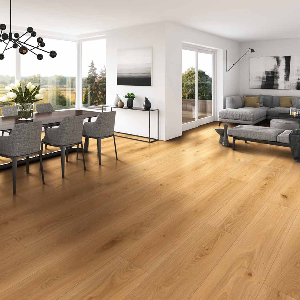 Provenza Floors Laminate MaxCore Modessa Morning Light PRO6109 room