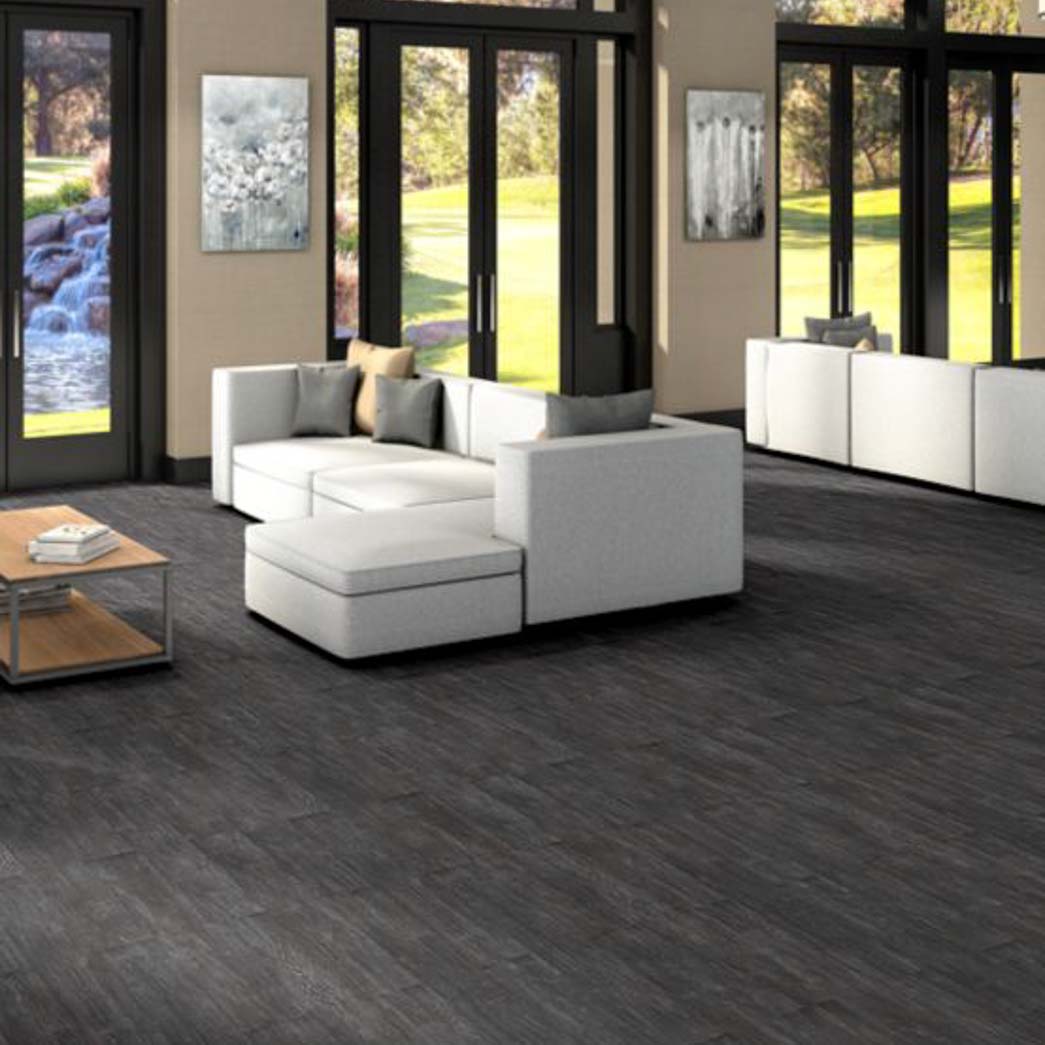 Shaw LVT Purview 20 5036V Gunmetal 00520 room