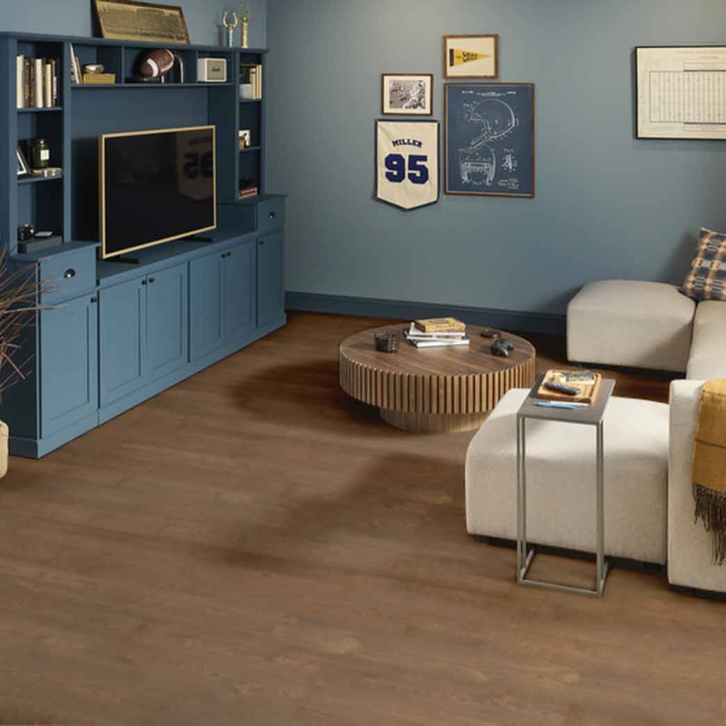 Shaw Laminate Oak Crest SL120 Woodacres Brown 07744 room