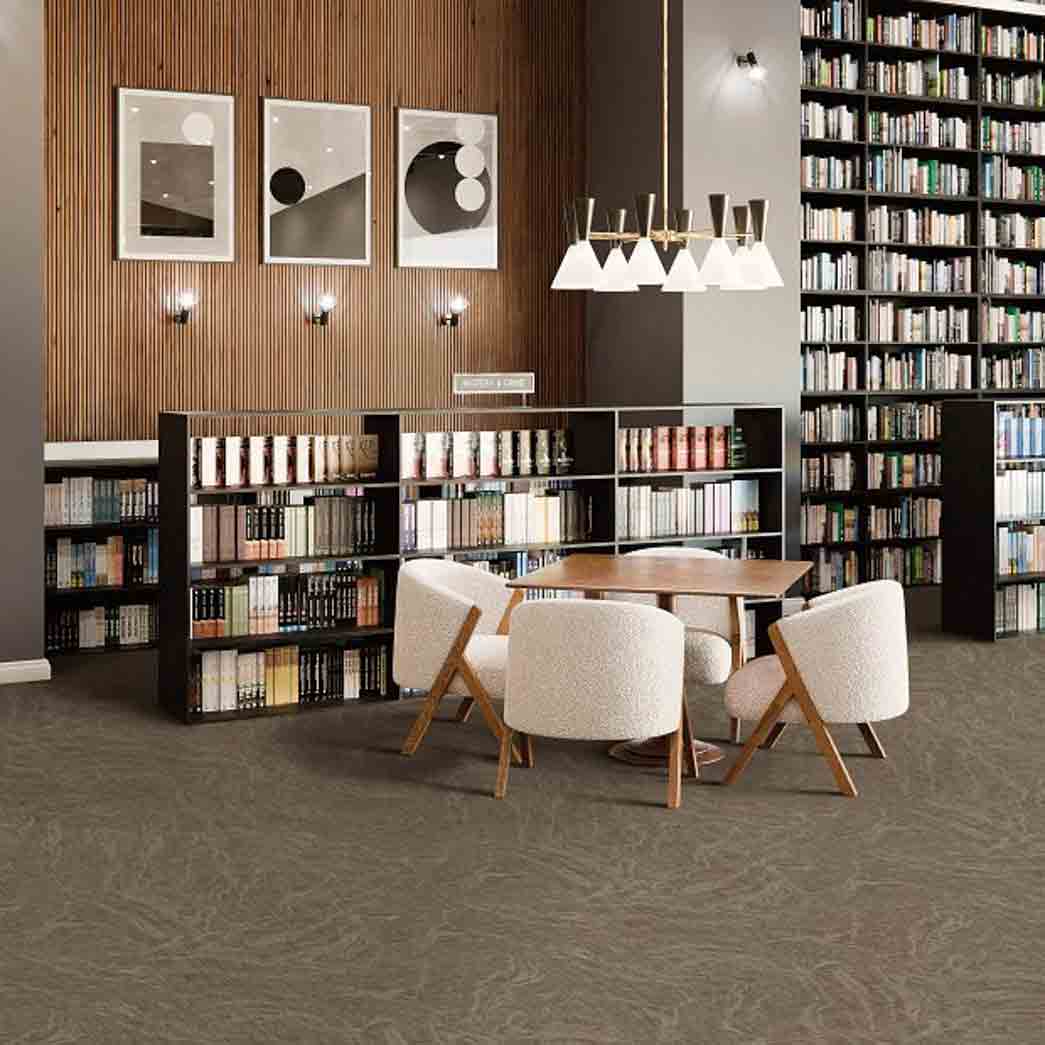 Shaw Philadelphia Commercial Carpet Tile Inked 55003 Sandalwood 00700 room