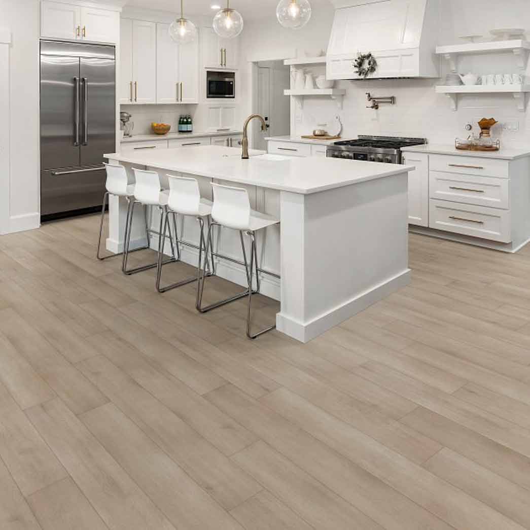 Shaw SPC LVP Starting Line 3060V Serene Greige 07319 room