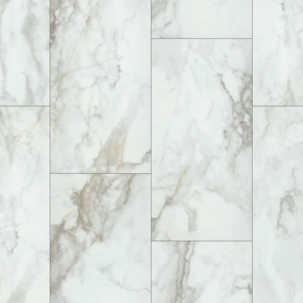 Shaw SPC LVT Paragon Tile Plus 1022V Calacatta 01100