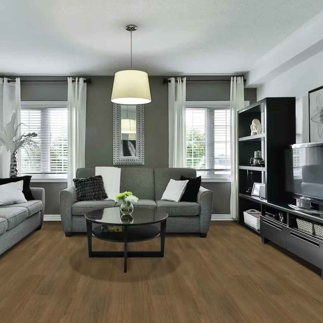 Southern Wholesale Glue Down LVP Pinnacle Redwood CRESP220RW room