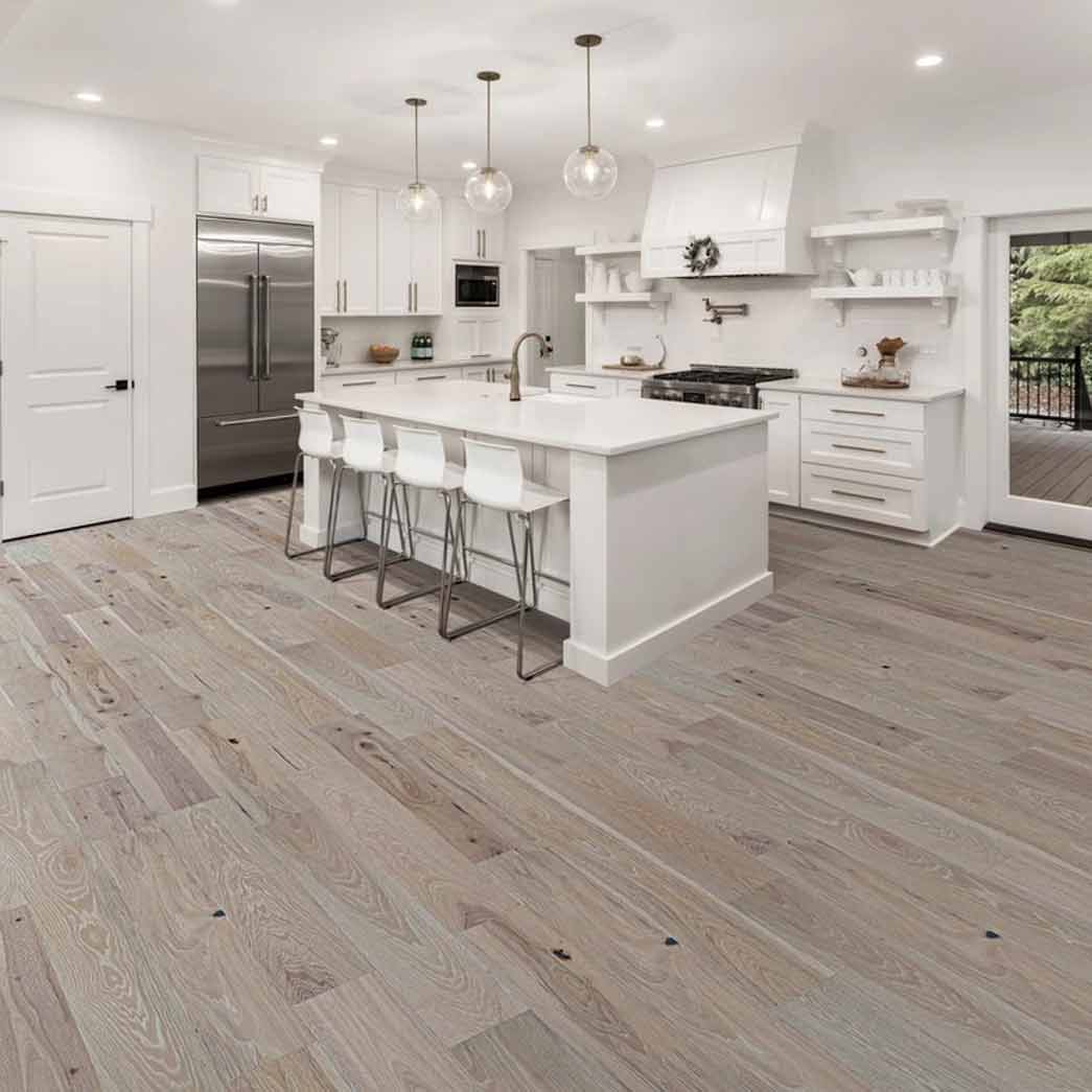 Southern Wholesale Highland Hickory Engineered Hardwood Bluffton room