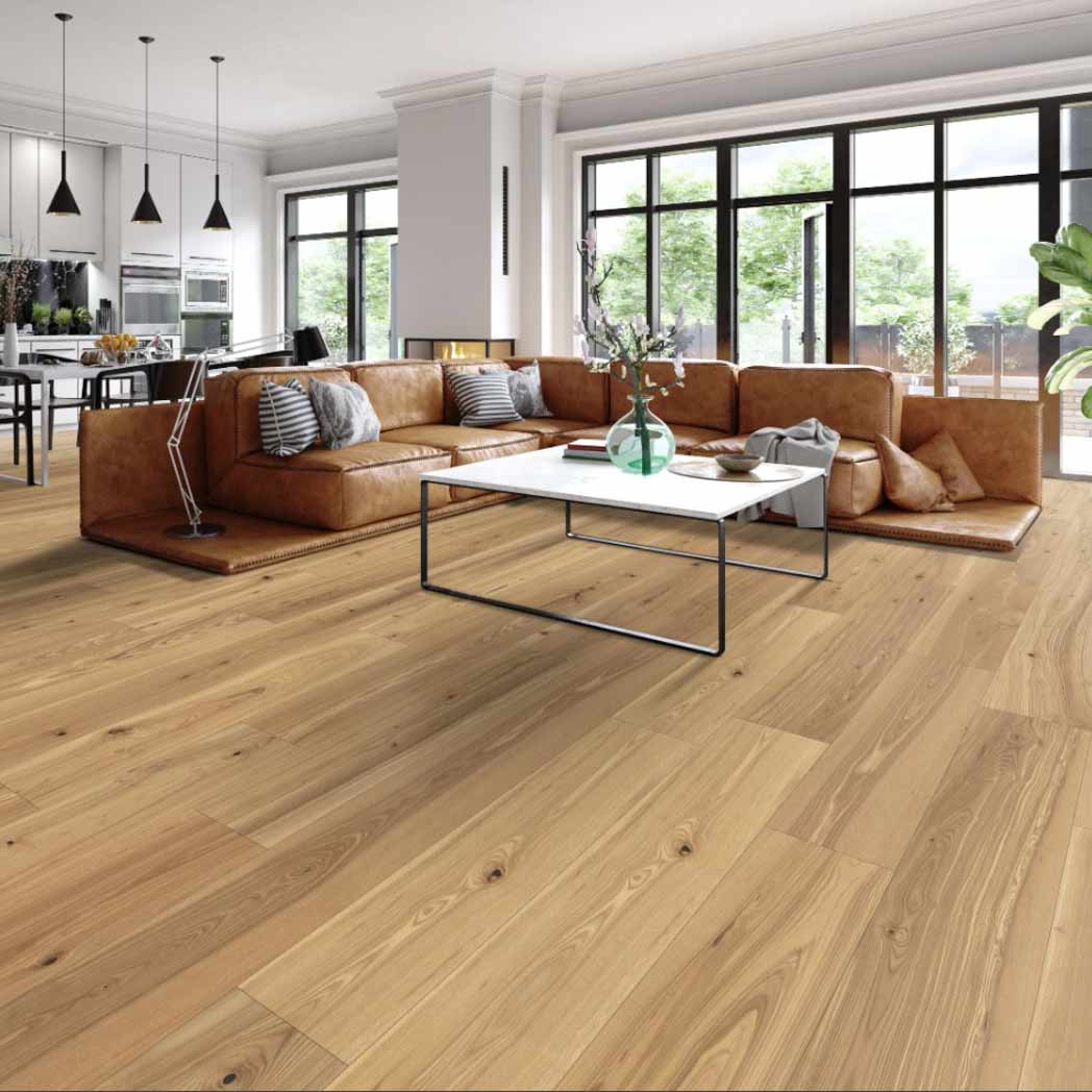 Stanton Carpet Baltic Ash Engineered Hardwood Seaport Honeycomb 18103 room