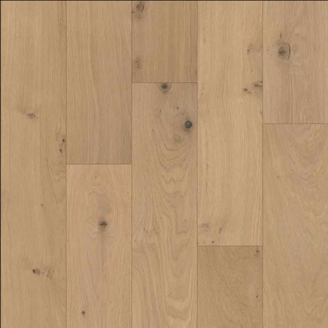 Stanton Carpet French White Oak Engineered Hardwood SoHo Beach Stone 19801